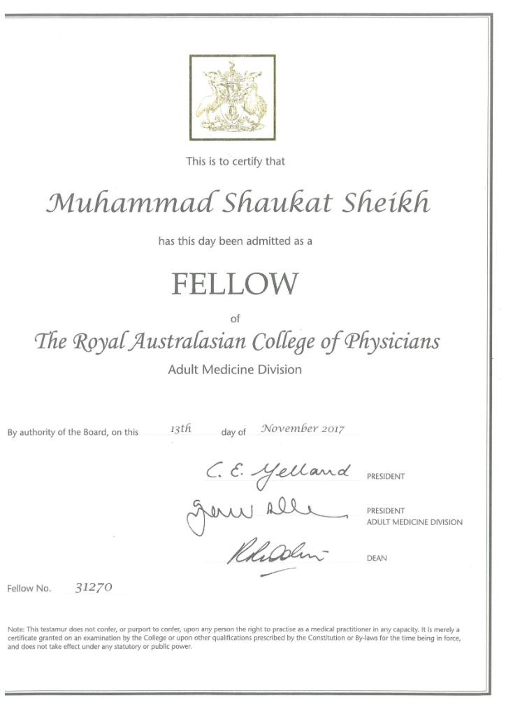 MRCP Fellowship